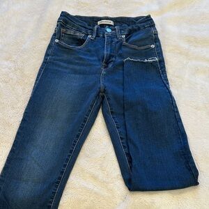 Good American Dark Blue high rise Jeans